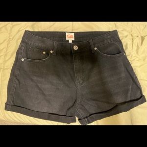 Gianni Bini black denim shorts